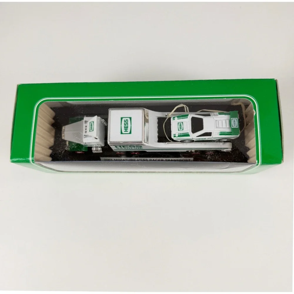 2001 Hess Miniature Racer‎ Transport Truck Race Car New in Box Loose Racer